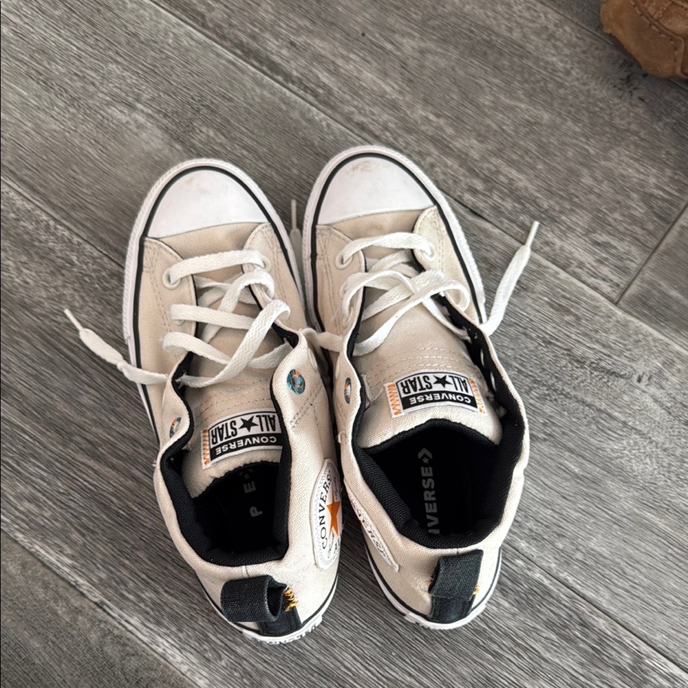 Converse White and Black Classic Sneakers